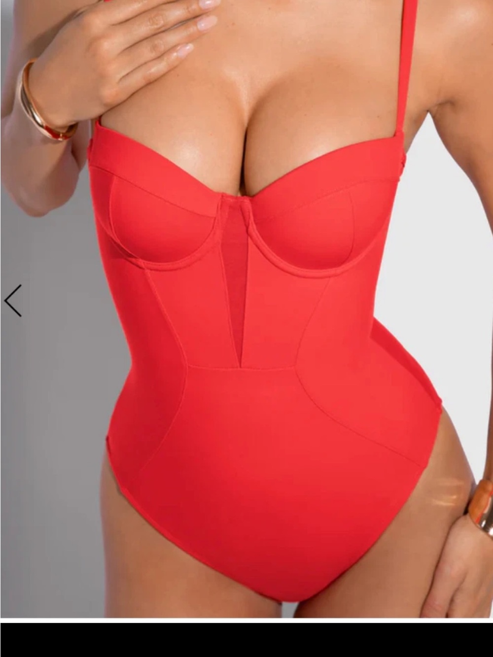 TA3 Red One-Piece Swimsuit NWT never worn.